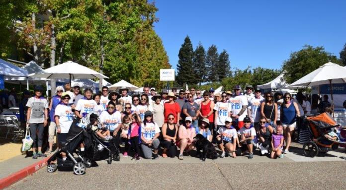 Charley's Champs at the 2016 JDRF One Walk, San Ramon