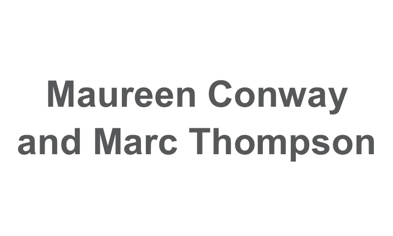 Maureen Conway and Marc Thompson
