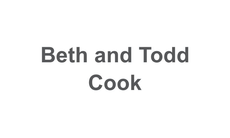 Beth and Todd Cook