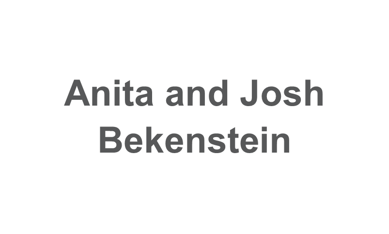 Anita and Josh Bekenstein