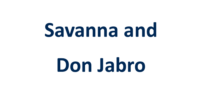 Savanna and Don Jabro