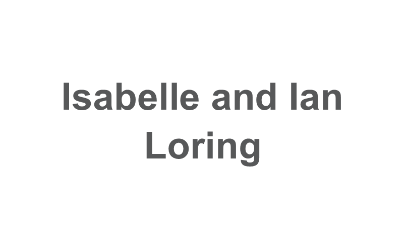 Isabelle and Ian Loring