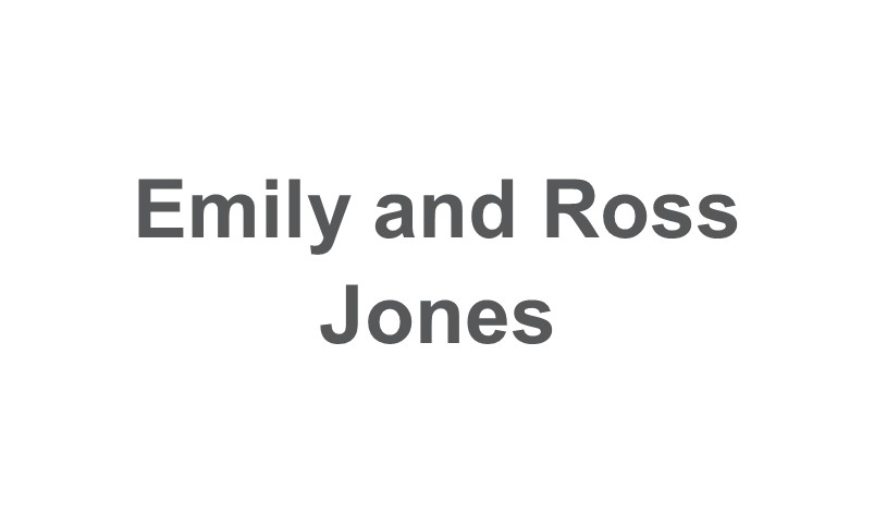 Emily and Ross Jones