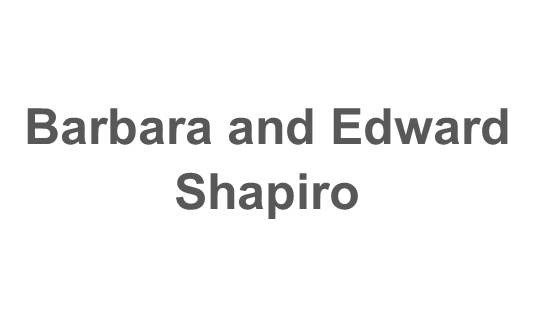 Barbara and Edward Shapiro