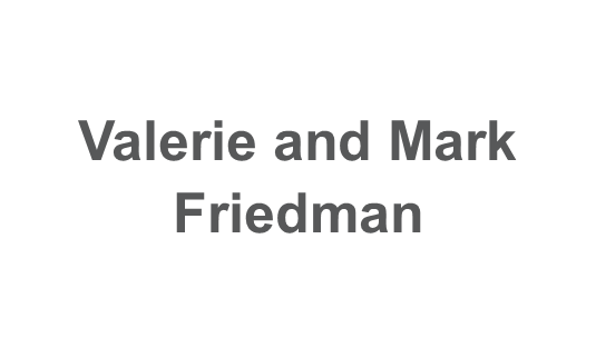 Valerie and Mark Friedman