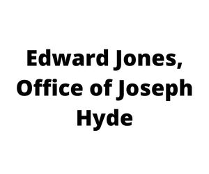 Edward Jones, Office of Joseph Hyde