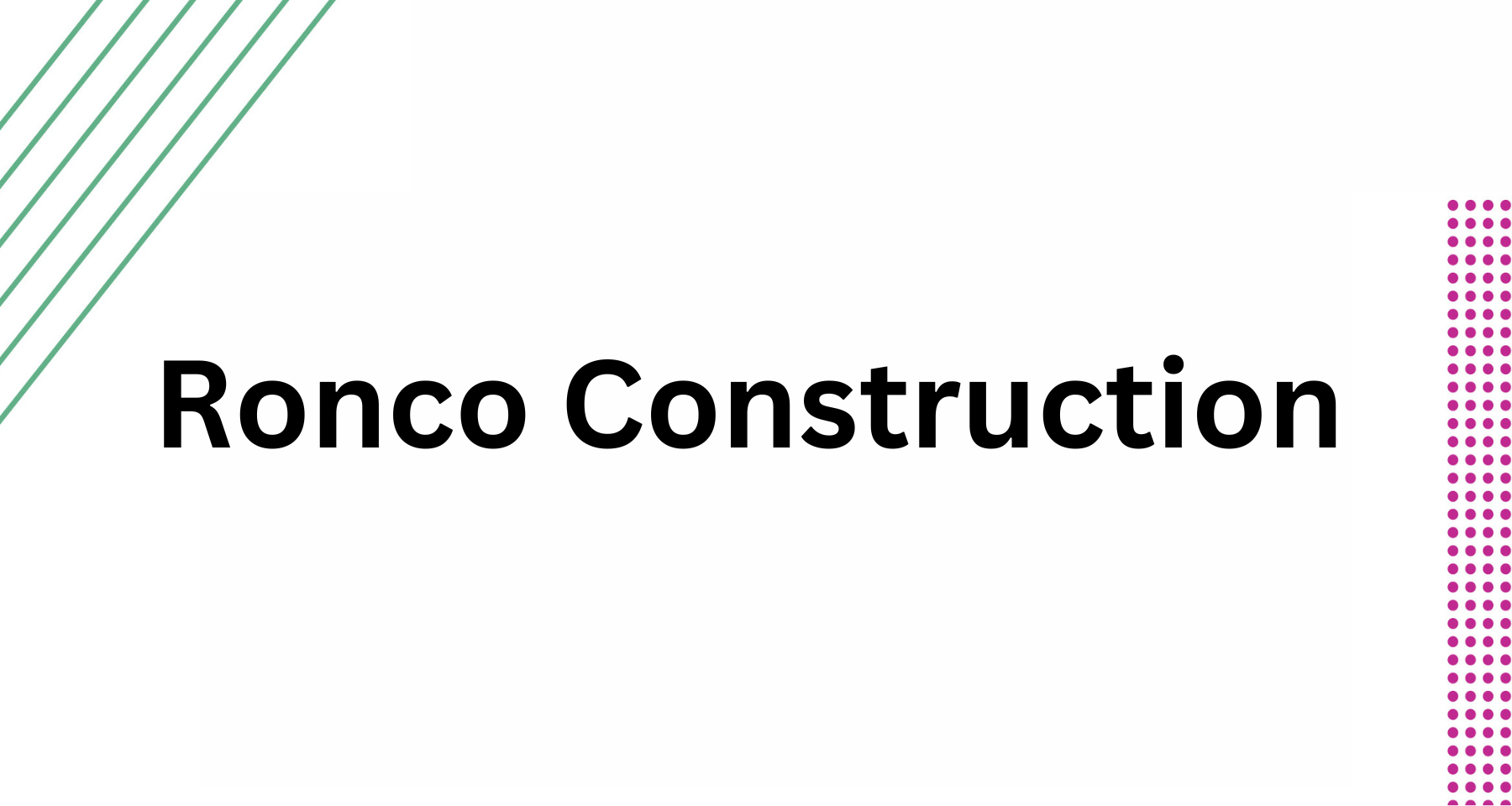 Ronco Construction