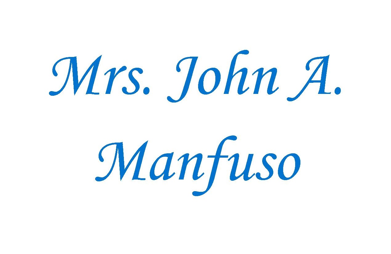 Mrs. John A. Manfuso
