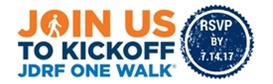 Join us at the Walk Kick Off with RSVP Date