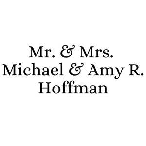 Michael & Amy R. Hoffman