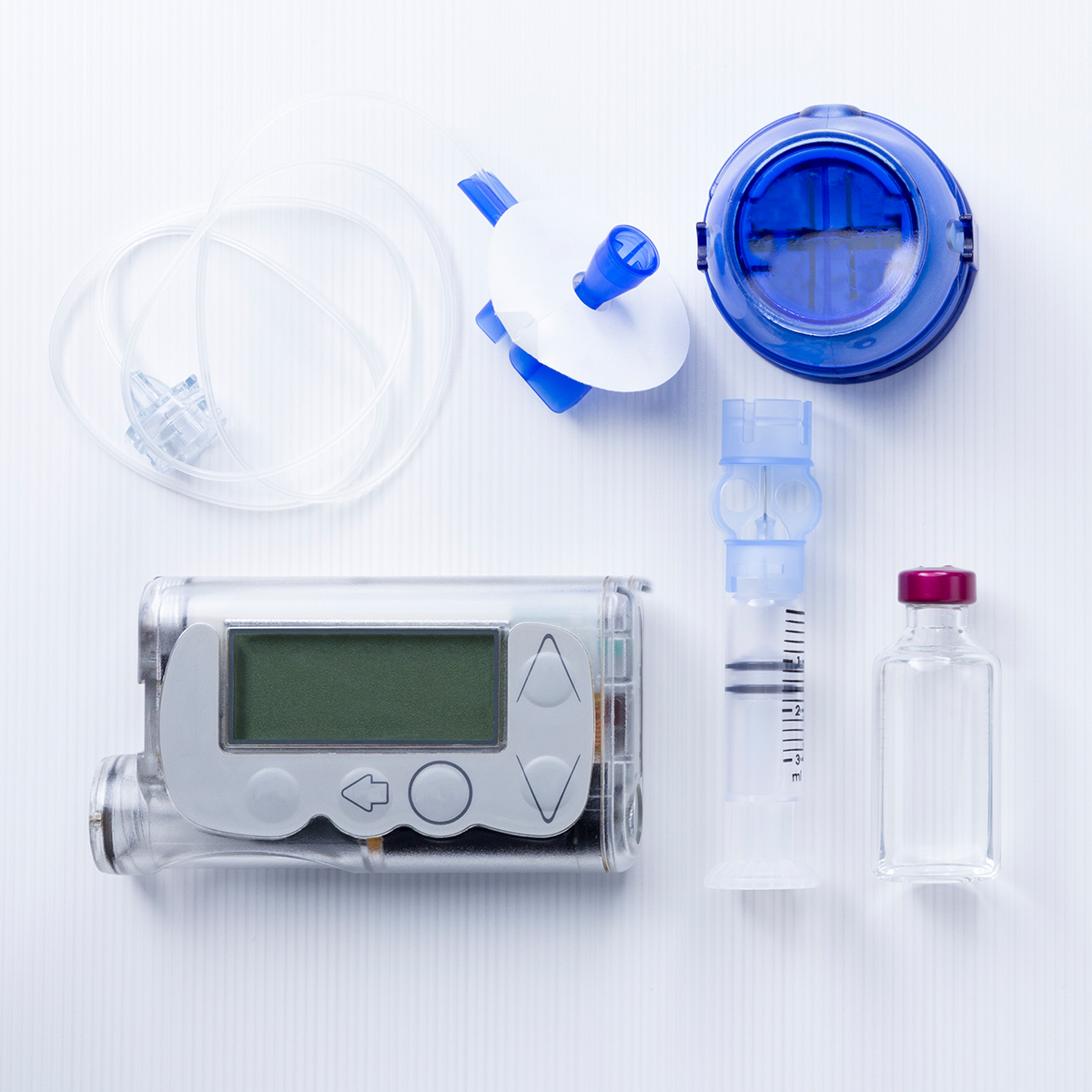 An insulin pump is a small, computerized device that delivers insulin continuously throughout the day
